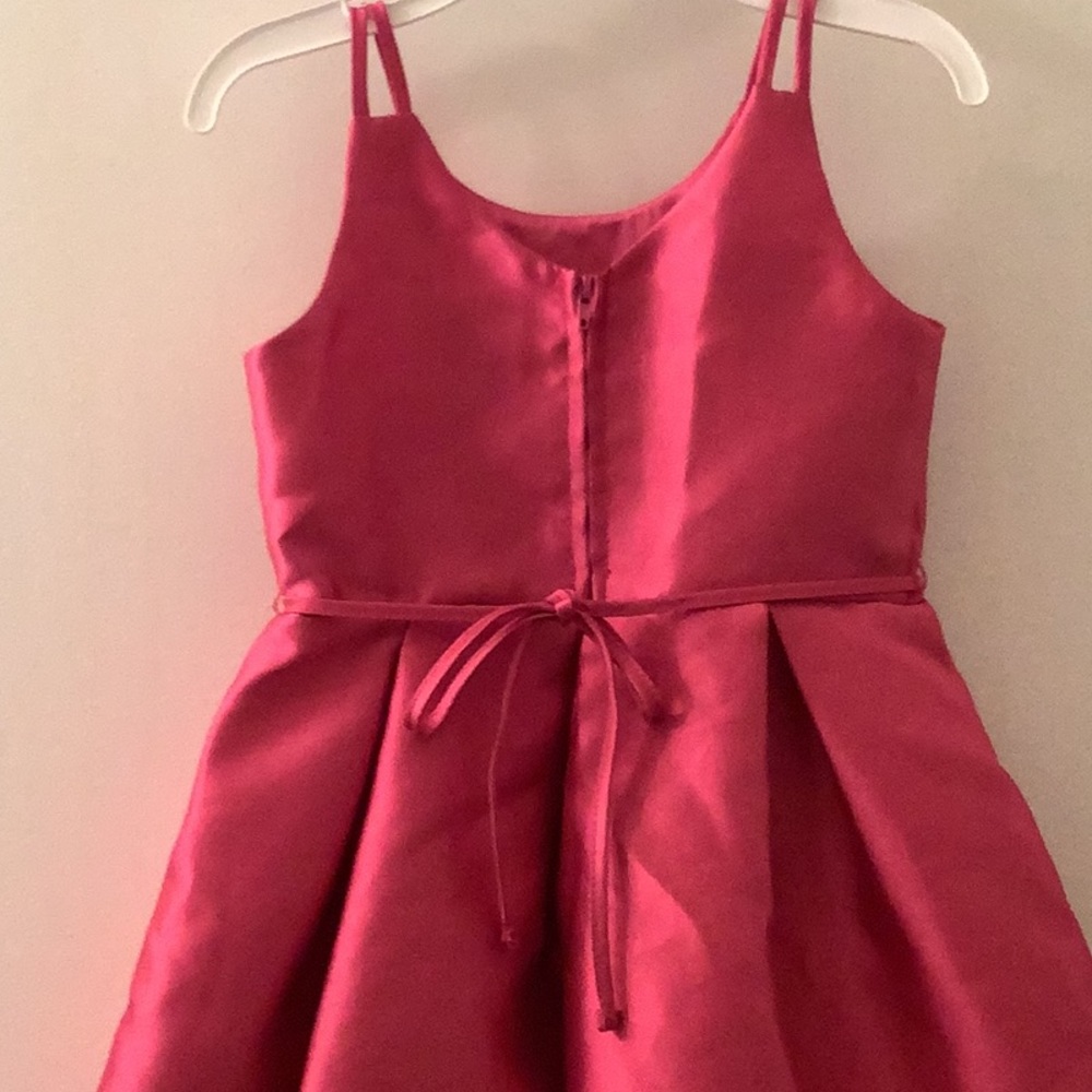 Fuchsia Drees with Rhinestone Belt - Picture 3 of 8